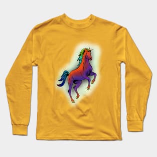 Colorful Unicorn Long Sleeve T-Shirt